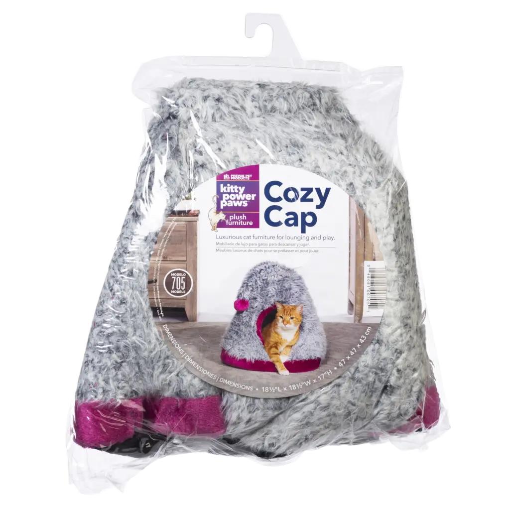 Kitty Power Paws retail packaging - Cozy Cap Cat Bed
