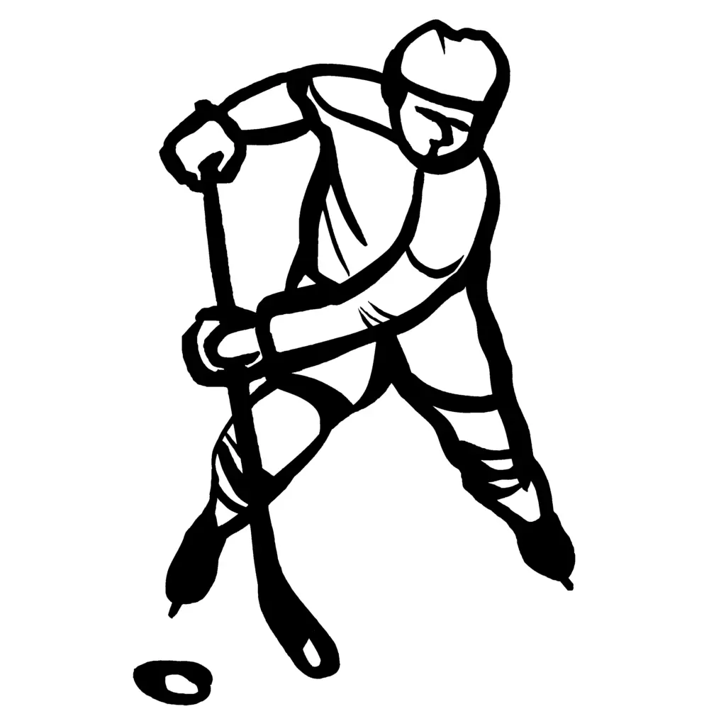 Juicing for Jocks hockey original illustration