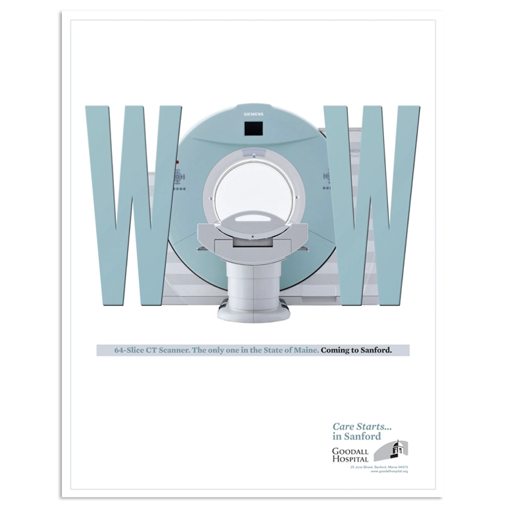 Goodall Hospital ad - "WOW" - 64-Slice CT Scanner