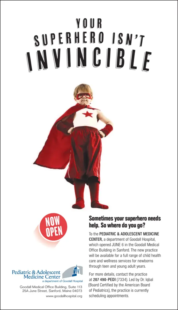 Goodall Hospital Pediatric & Adolescent Medicine Center - "Isn't Invincible" ad