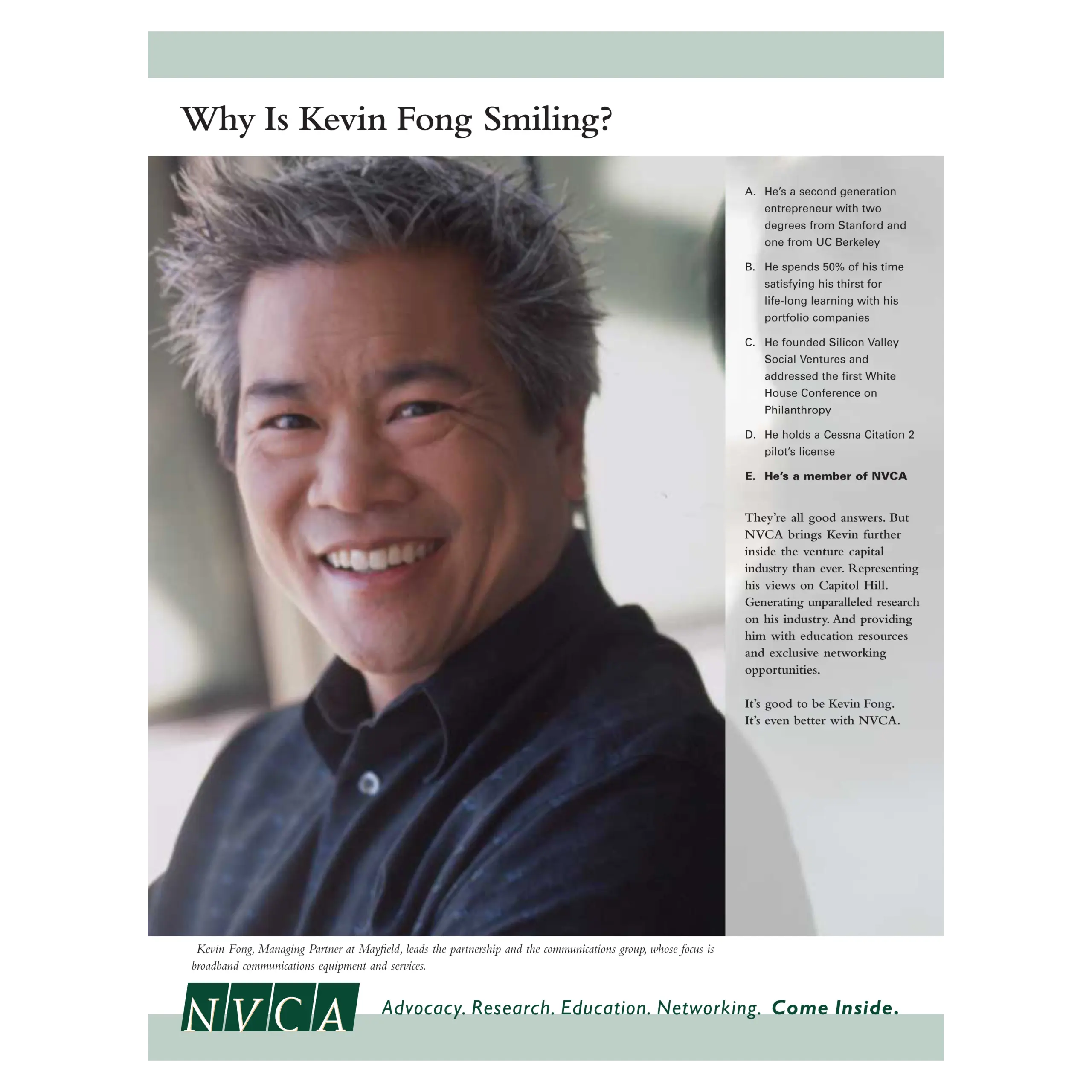 NVCA Membership Drive Ads