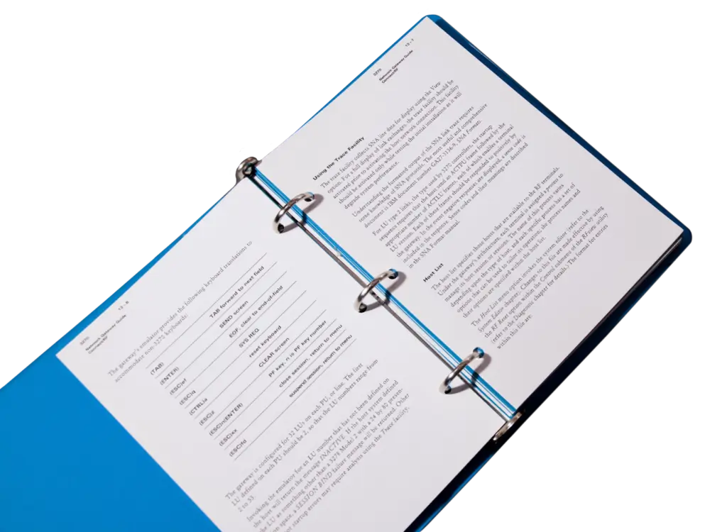 CONNECT Network Gateway Guide user manual - interior pages
