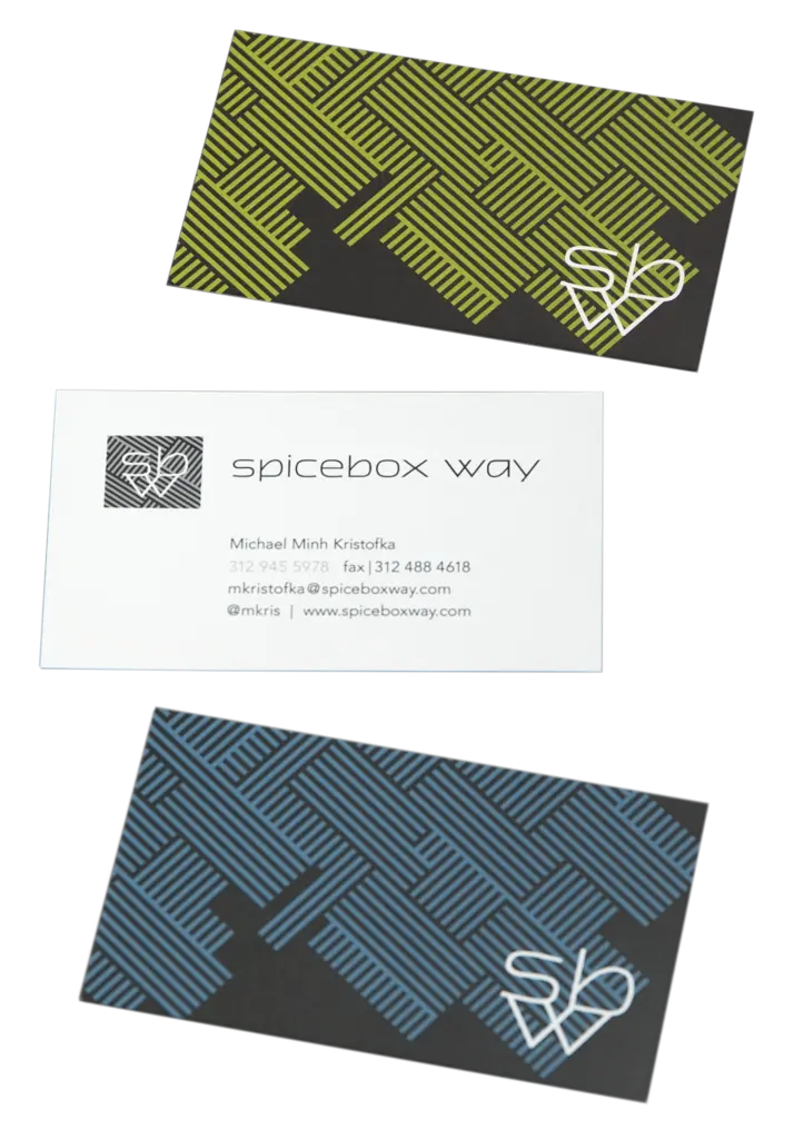 spicebox way - business cards