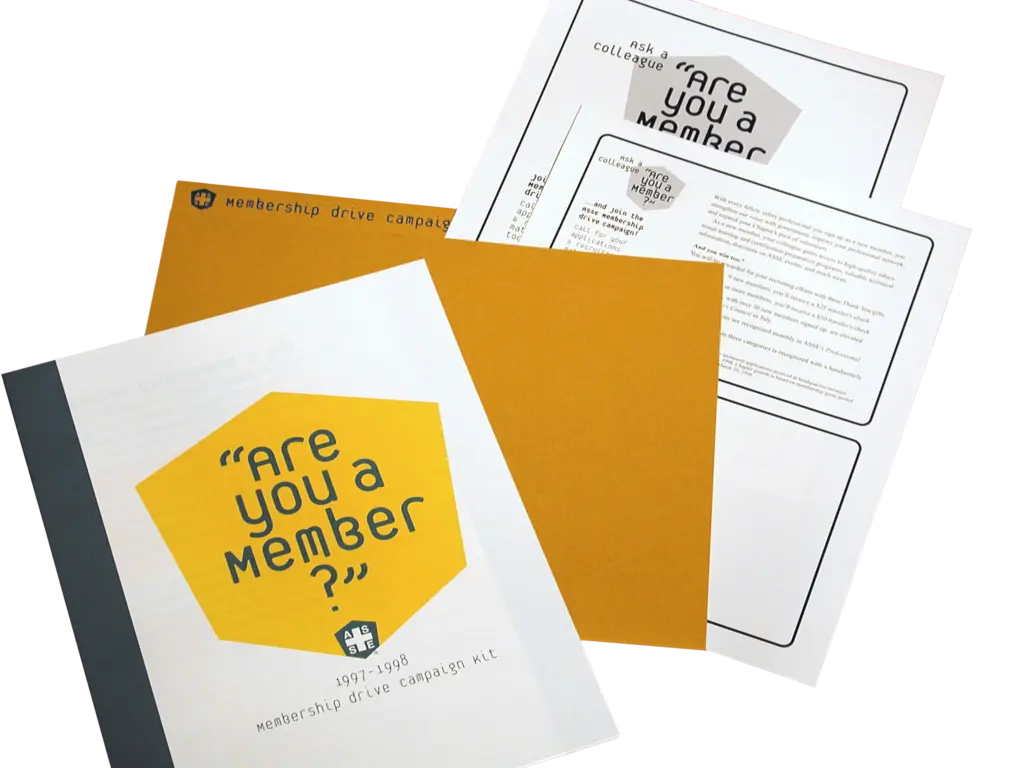 ASSE Membership Drive kit components