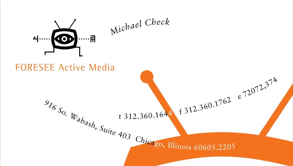 Foresee Active Media - business card
