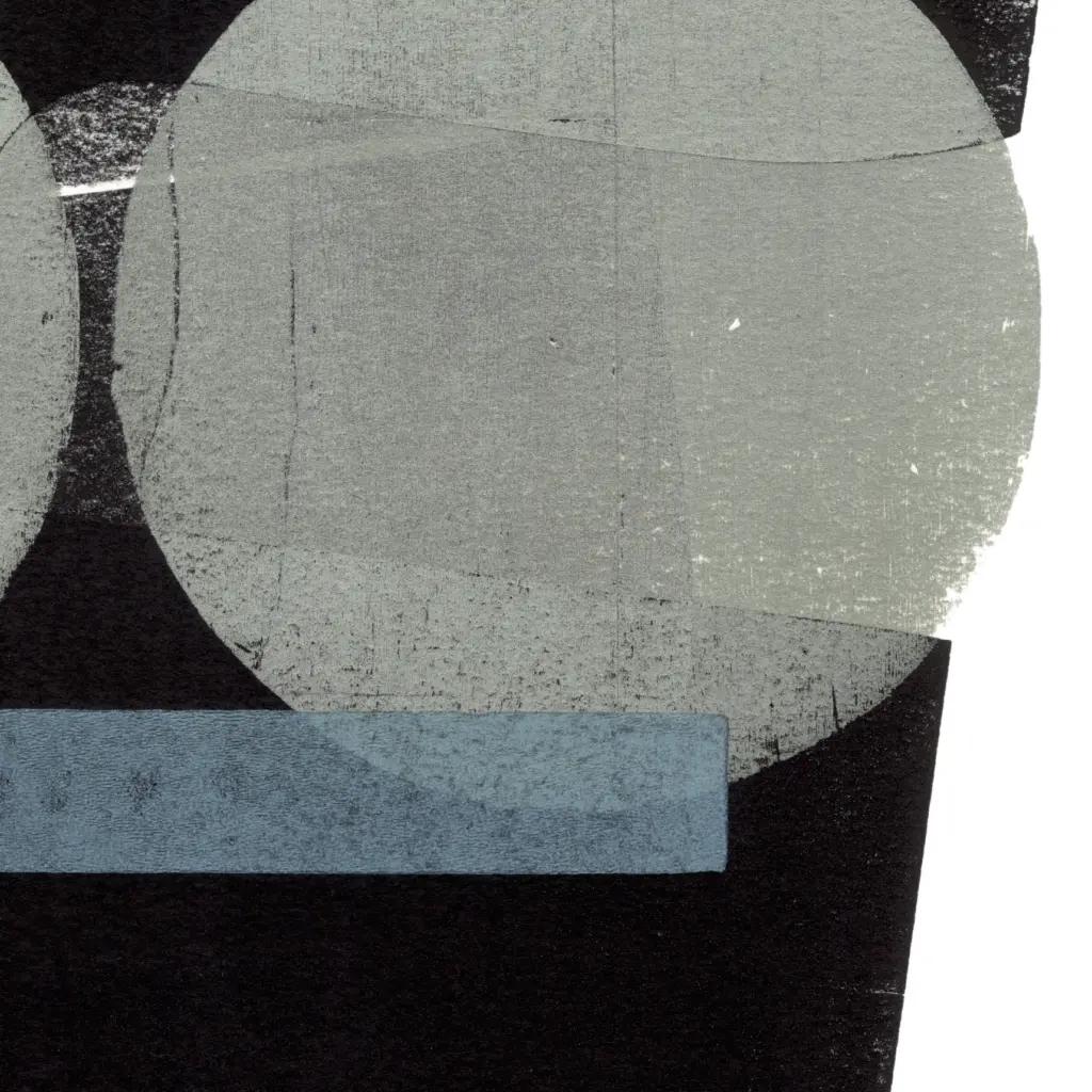 Original wood type print artwork detail