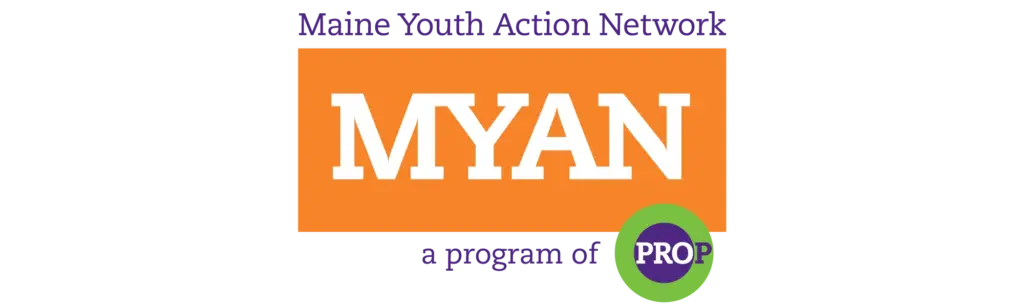 Maine Youth Action Network (MYAN), a program of PROP - logo