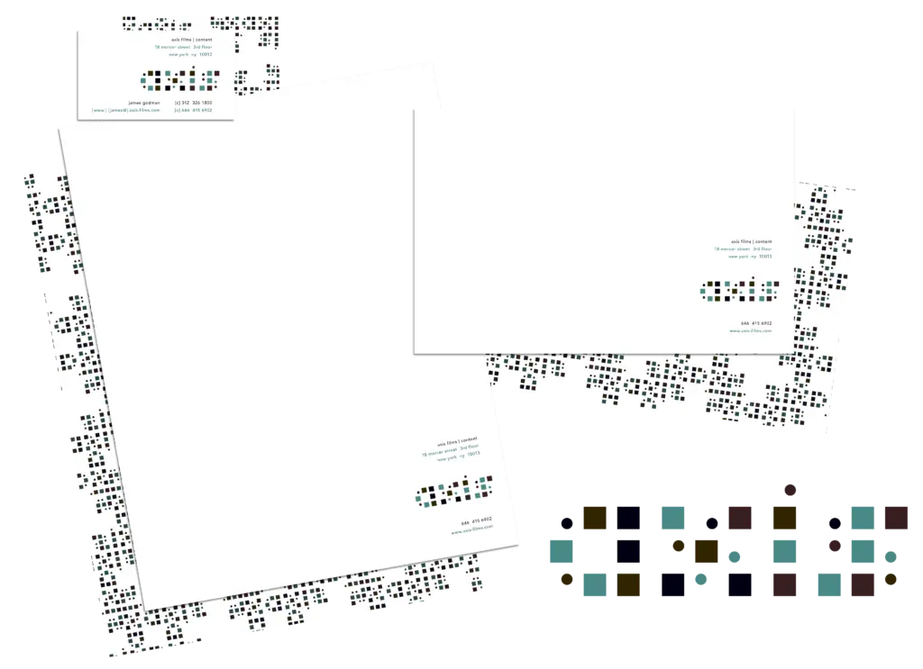 axis films and content - stationery package
