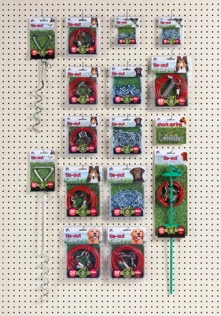 Entire Tie-Out Packaging Series Display