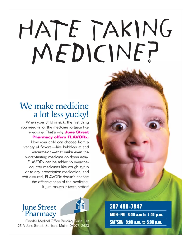 Goodall Hospital June Street Pharmacy - FLAVORx poster