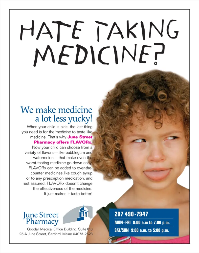 Goodall Hospital June Street Pharmacy - FLAVORx poster