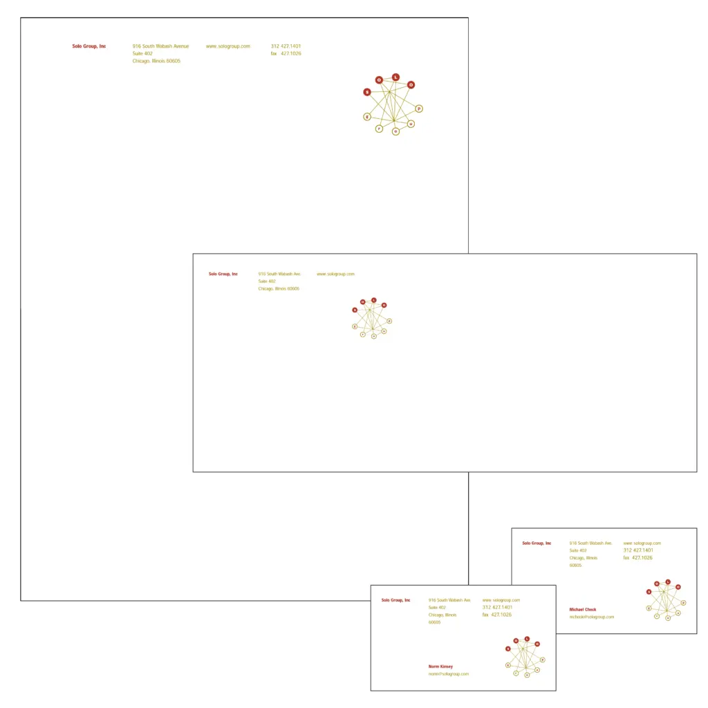The Solo Group - stationery package