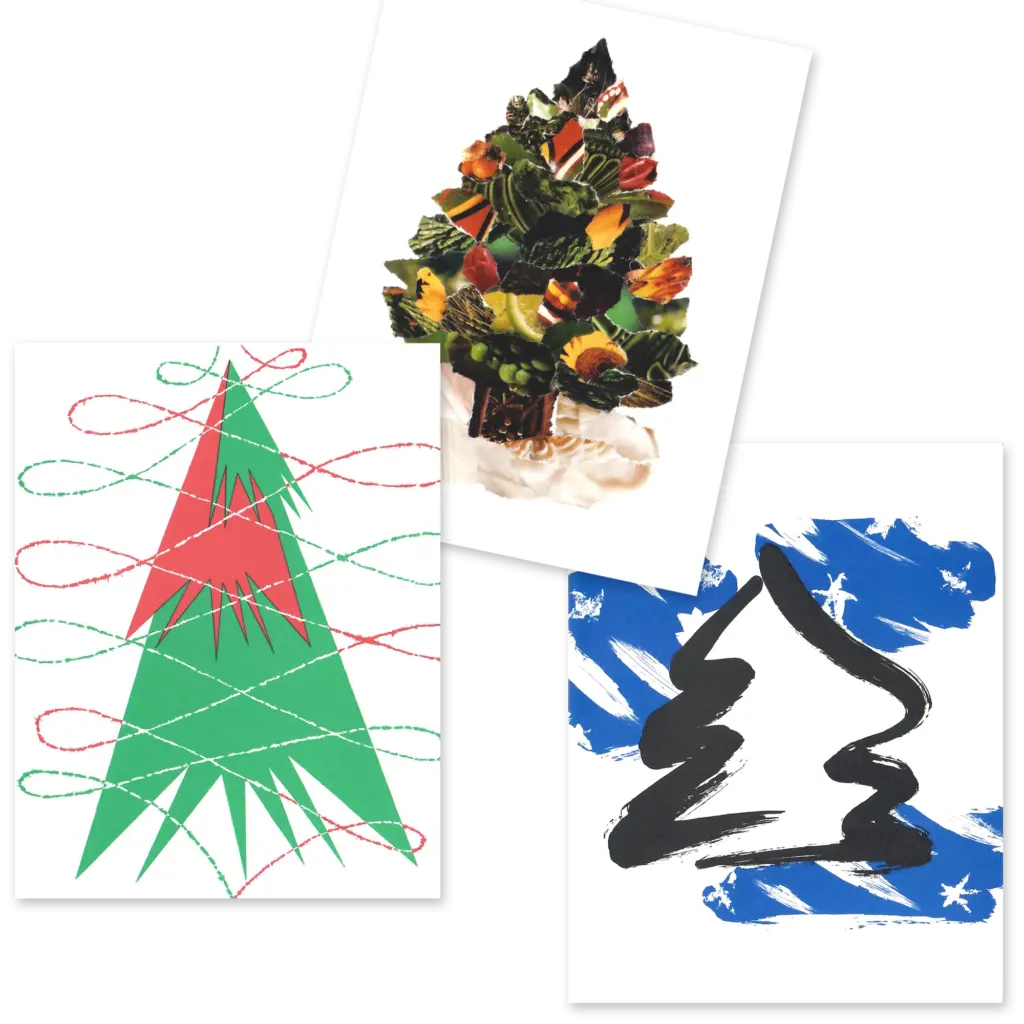 Christmas cards, 1993, 1994, 1995